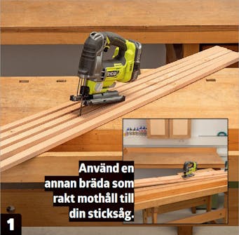 Bygga egen kaninbur: Kapa först ribborna Bygga egen kaninbur: Kapa först ribborna